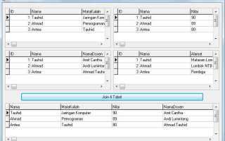 Как объединить базу данных sql с delphi