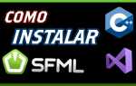 Как установить sfml на visual studio 2019