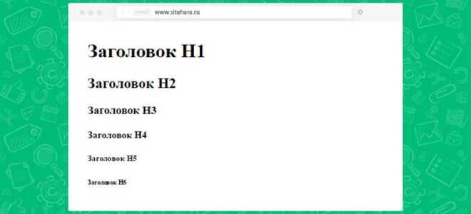 Как выделить заголовок документа в html
