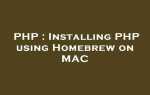 Как установить php на mac os monterey