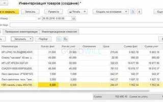 Как списать товар для собственных нужд в 1с