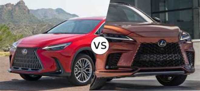 Чем отличается lexus rx от nx