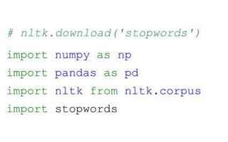 Как подключить библиотеку в python nltk