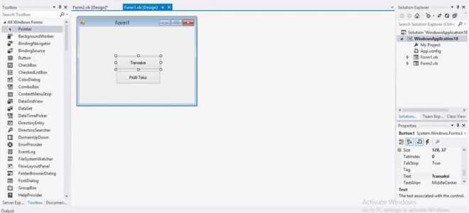 Как добавить toolbox в visual studio