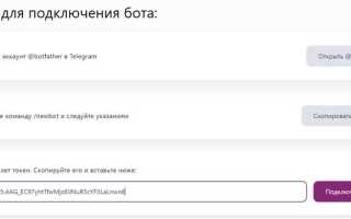 Как подключиться к боту в telegram