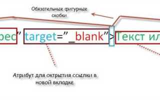 Какой основной тег html используется для ссылок