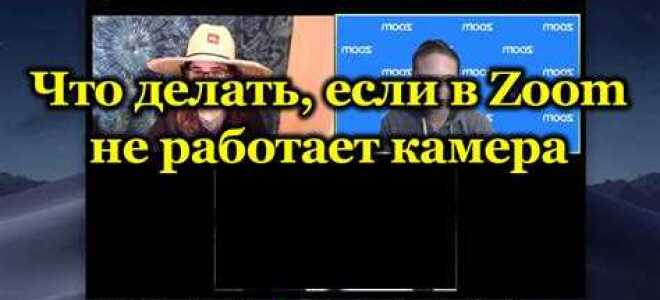 Почему в zoom не работает камера