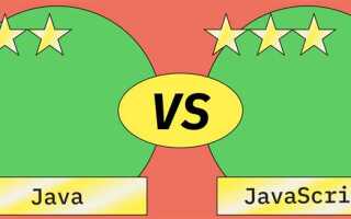 В чем различие java и javascript