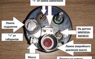 Как работает датчик давления масла на ваз 2106