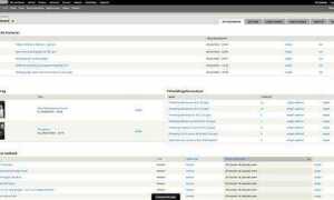 Как войти в панель управления drupal