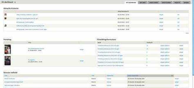 Как войти в панель управления drupal