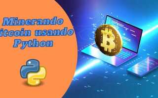 Как сделать майнер на python