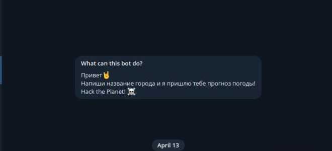 Как создать бота в телеграмм python