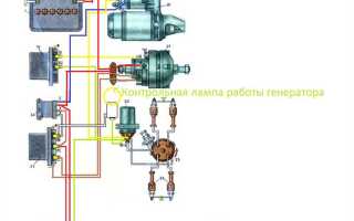 Как подключить генератор через лампочку на луаз