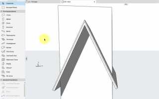 Как в archicad вырезать кусок стены