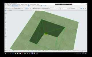 Как сделать фундамент в archicad