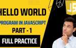 Как вывести hello world на javascript
