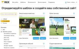 Как изменить адрес сайта на wix