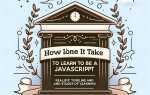 Сколько времени учить javascript