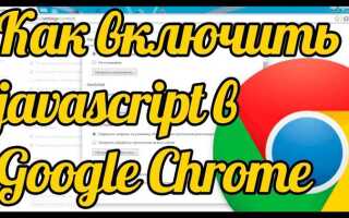 Как выключить javascript в google chrome