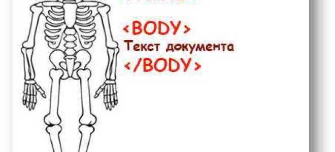 Как сделать конструкцию скелета документа html