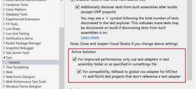 Почему не запускаются тесты visual studio