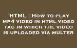 Как html перевести в mp4