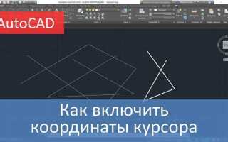 Как вывести координаты точек в автокаде в таблицу