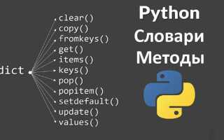 Как сгенерировать словарь python