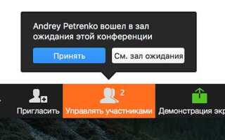 Как выглядит зал ожидания в zoom