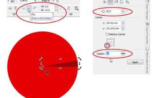 Как сделать текст по окружности в coreldraw