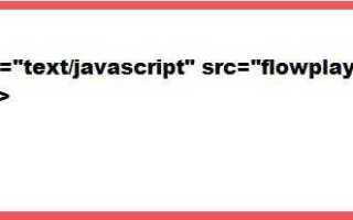 Как разместить видео html