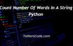 Как узнать сколько слов в строке python