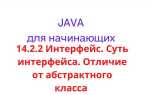 Чем интерфейс отличается от абстрактного класса java