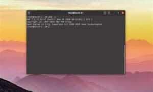 Как узнать версию php windows
