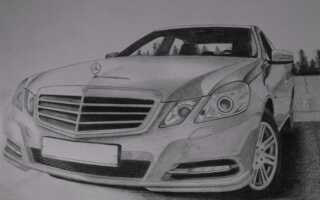 Как нарисовать знак mercedes
