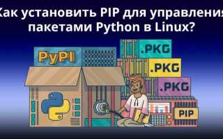 Как установить команду pip для python