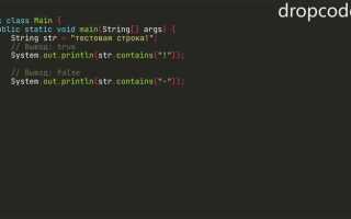 Как найти символ в строке java
