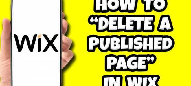 Как отменить публикацию сайта на wix