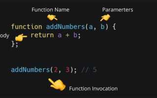 Что такое function в javascript