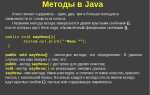 Как вызывать методы в java