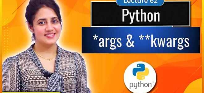 Что такое args и kwargs в python