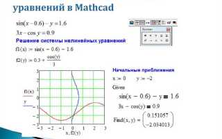 Как задать промежуток в mathcad с шагом