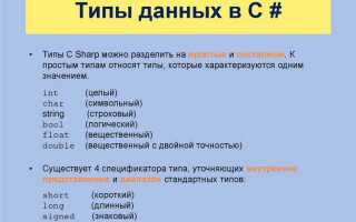 Что такое в си шарпе