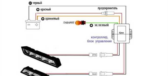Куда поставить ходовые огни на ваз 21074