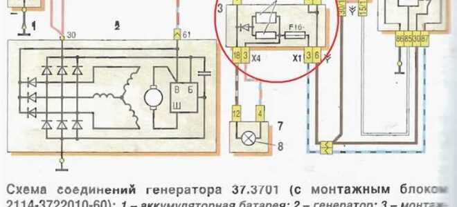 Как снять генератор ваз 2123