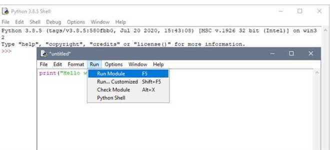 Как запустить через python