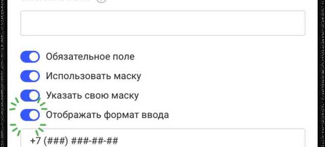 Как сделать маску для телефона на битриксе