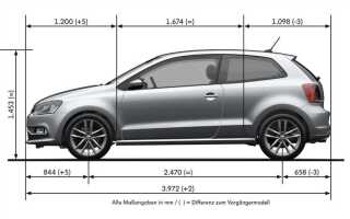 Сколько весит volkswagen polo