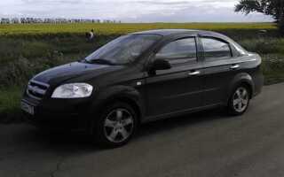 Сколько литров бак на chevrolet aveo